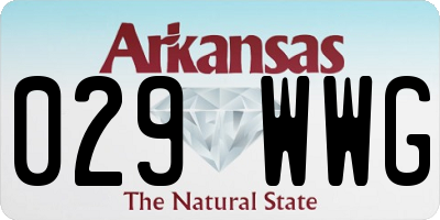 AR license plate 029WWG