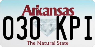 AR license plate 030KPI