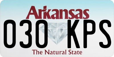 AR license plate 030KPS