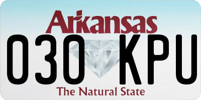 AR license plate 030KPU