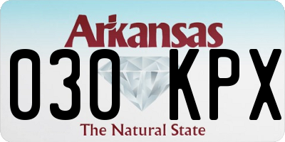 AR license plate 030KPX