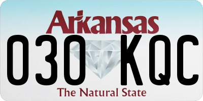 AR license plate 030KQC