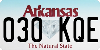 AR license plate 030KQE