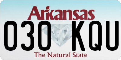 AR license plate 030KQU