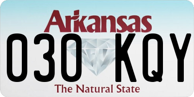 AR license plate 030KQY