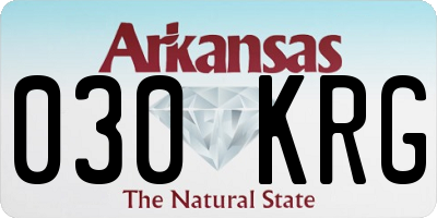 AR license plate 030KRG