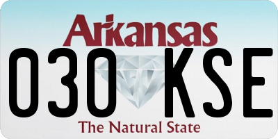 AR license plate 030KSE