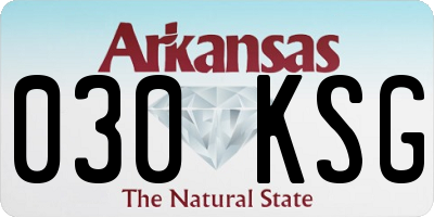 AR license plate 030KSG