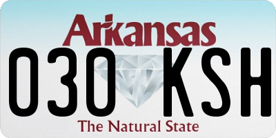 AR license plate 030KSH