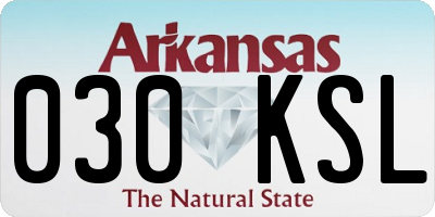 AR license plate 030KSL