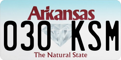 AR license plate 030KSM