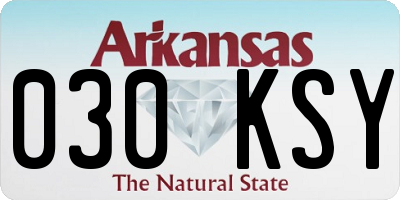 AR license plate 030KSY