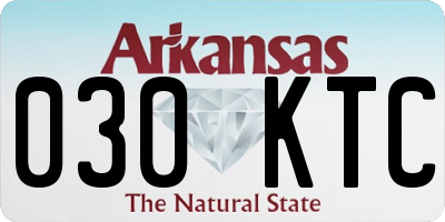 AR license plate 030KTC