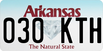 AR license plate 030KTH