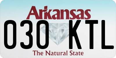 AR license plate 030KTL