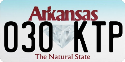 AR license plate 030KTP