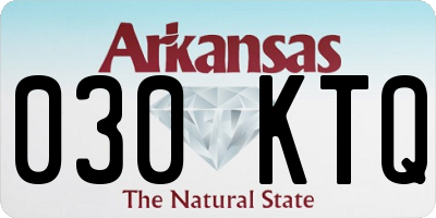 AR license plate 030KTQ