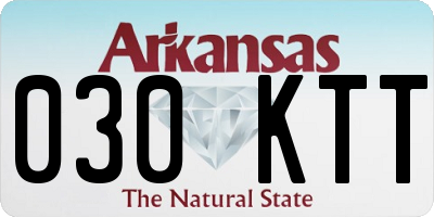 AR license plate 030KTT