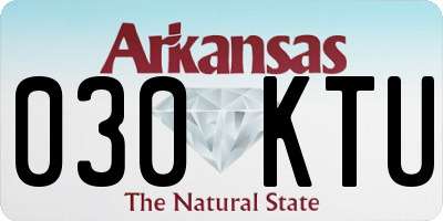 AR license plate 030KTU