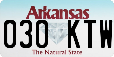 AR license plate 030KTW