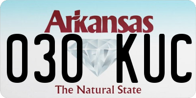AR license plate 030KUC