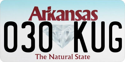 AR license plate 030KUG
