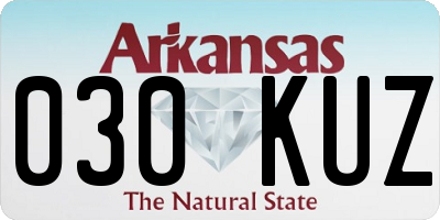 AR license plate 030KUZ