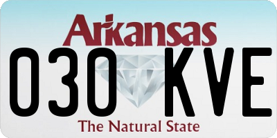 AR license plate 030KVE