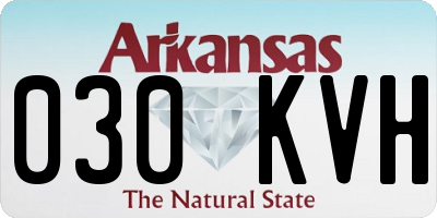 AR license plate 030KVH