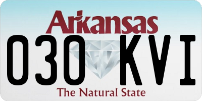 AR license plate 030KVI
