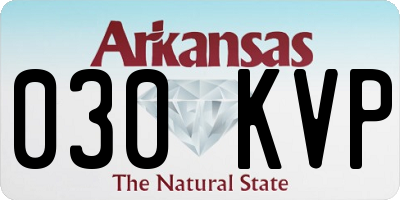 AR license plate 030KVP