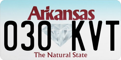 AR license plate 030KVT
