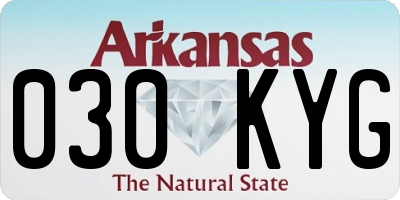AR license plate 030KYG