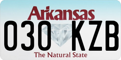 AR license plate 030KZB