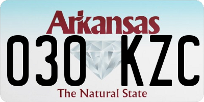 AR license plate 030KZC