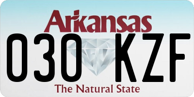 AR license plate 030KZF
