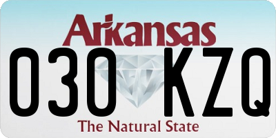 AR license plate 030KZQ