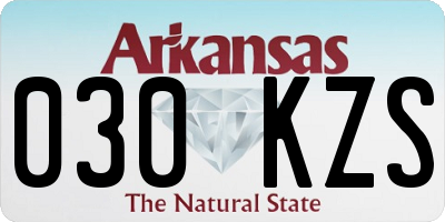 AR license plate 030KZS