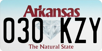 AR license plate 030KZY
