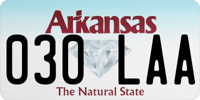 AR license plate 030LAA