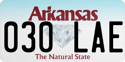 AR license plate 030LAE