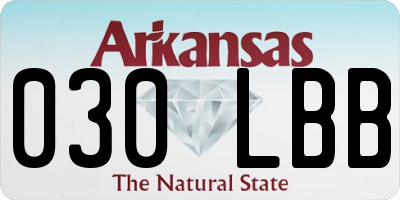 AR license plate 030LBB