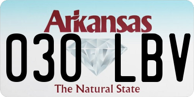 AR license plate 030LBV