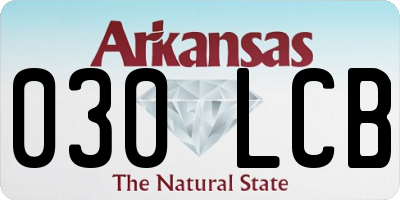 AR license plate 030LCB