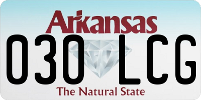 AR license plate 030LCG