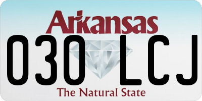 AR license plate 030LCJ