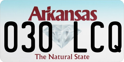 AR license plate 030LCQ