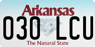 AR license plate 030LCU