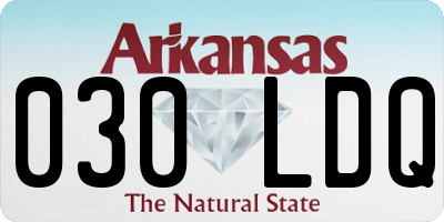 AR license plate 030LDQ