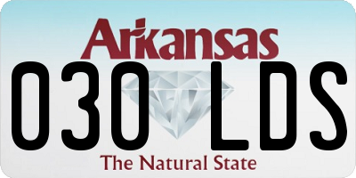 AR license plate 030LDS